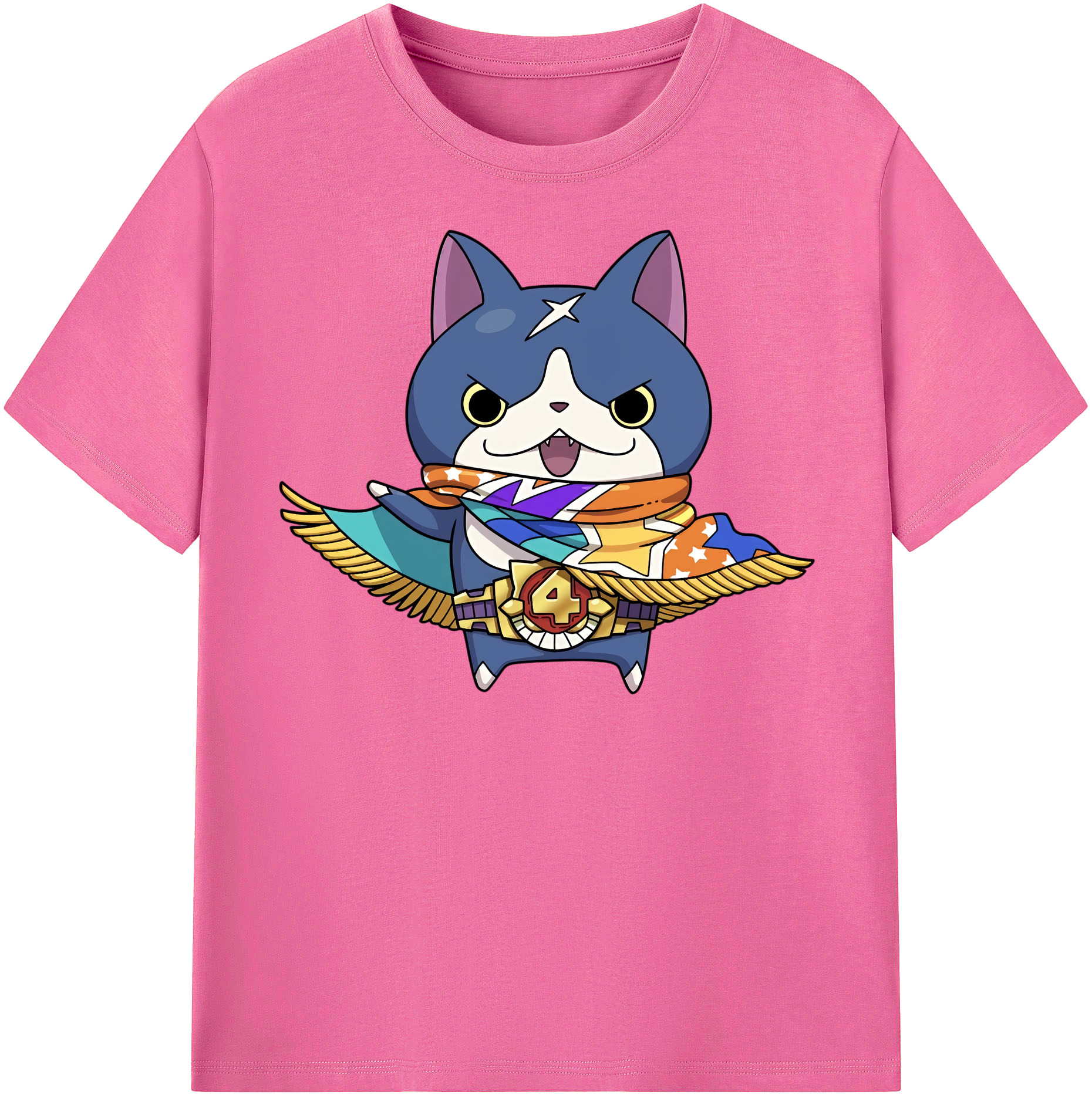（画像用） 妖怪ウォッチ Yo-kai Watch レディースカジュアルプリントTシャツ（綿100％）